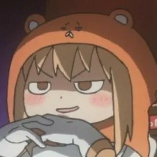 🧇 10ca86ff anime, cartoon, girl, bear, hoodie, character telegram sticker