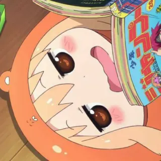 🧇 3b16ef8a Umaru Doma Himouto! Umaru-chan anime, manga, umaru, himouto! umaru-chan, cute, cartoon telegram sticker