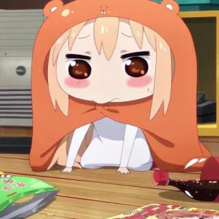 🍊 16ecd4e6 Umaru Doma Himouto! Umaru-chan anime, umaru, cute, manga, cartoon telegram sticker