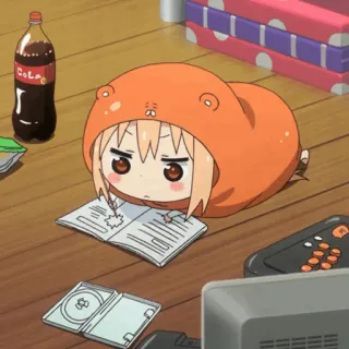 🍧 645190b8 Umaru Doma Himouto! Umaru-chan Anime, Personnage, Mignon, Umaru, Himouto telegram sticker