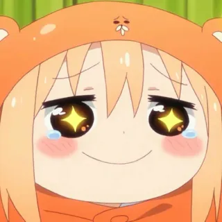 🍜 e0242aae Umaru Doma Himouto! Umaru-chan Animé, Dessin animé, Mignon, Manga telegram sticker