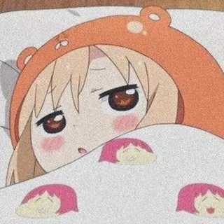 🎐 158e6ebc Umaru Doma Himouto! Umaru-chan Anime, Umaru, Słodkie, Kawaii, Leniwy, Śpiący whatsapp sticker