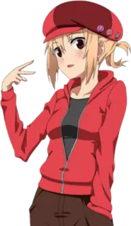 ✌️ 138260a4 애니메이션, 여자, 만화, 캐릭터 telegram sticker