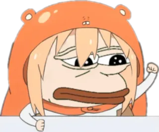 😝 dc2440f0 애니메이션, 밈, 만화, 웃긴, 우무루 telegram sticker