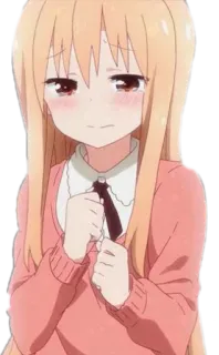 😢 f50131ad 애니메이션 소녀, 울음, 슬픈, 볼 빨개짐, 애니메이션, 캐릭터 telegram sticker