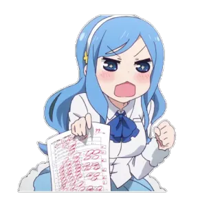 😤 809cab5d Anime, Karakter, Marah, Ujian, Gagal, Sedih telegram sticker