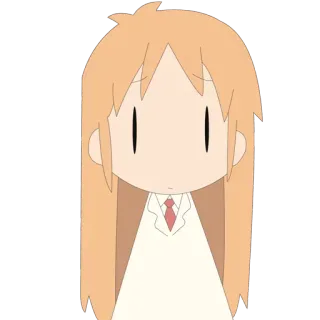 😶 20ead682 Nanao Sasahara Nichijou アニメ, かわいい, 学生, 女の子, 可愛い, マンガ, 日常 telegram sticker