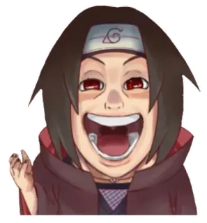 😂 3bcb85b1 Itachi Naruto アニメ, 忍者, マンガ, うちは, イタチ telegram sticker