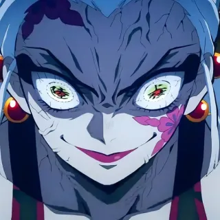 🙂 523b6e15 Daki Demon Slayer Daki, Demon Slayer, Anime, Demônio, Vilão, Assustador telegram sticker