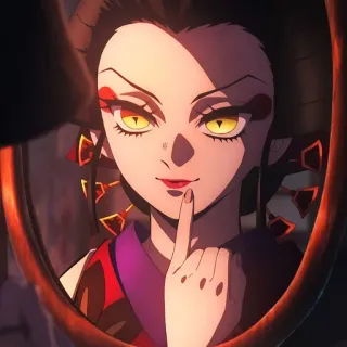 🙂 56537850 Daki Demon Slayer Anime, Demônio, Personagem, Daki, Demon Slayer telegram sticker