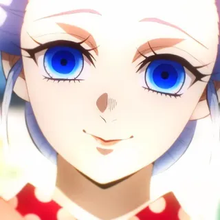 🙂 571d31fe anime, garota, desenho animado, olhos, retrato telegram sticker