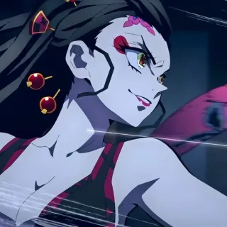 🙂 adea52ab Daki Demon Slayer Anime, Demon Slayer, Daki, Demônio, Mal, Arma, Espada telegram sticker