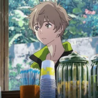 🥥 53ead8b7 anime, boy, character, illustration whatsapp sticker