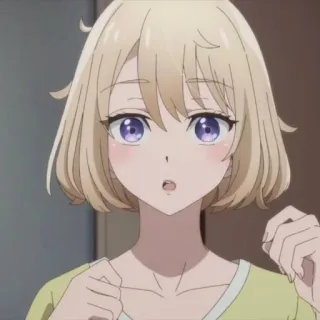 🧡 972e1033 Anime, Gadis, Karakter, Wanita, Potret, Lucu whatsapp sticker