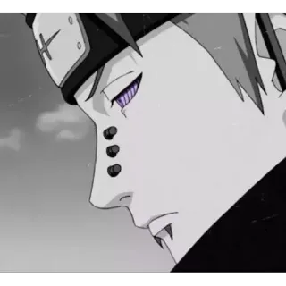 😞 0d86ddb8 Pain Naruto 动漫, 火影忍者, 佩恩, 角色, 贴纸 telegram sticker