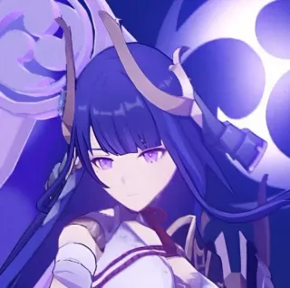 👾 789d616d Raiden Shogun Genshin Impact Anime, Video game, Personagem, Raiden Shogun, Genshin Impact telegram sticker