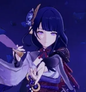 👾 c4ace141 Raiden Shogun Genshin Impact Anime, Video game, Feminino, Personagem, Genshin Impact, Raiden Shogun telegram sticker