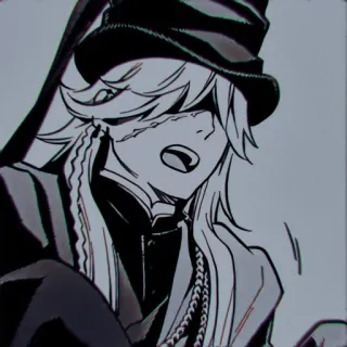 📰 1cdea45b Undertaker Black Butler アンダーテイカー, 黒執事, アニメ, 漫画, キャラクター telegram sticker