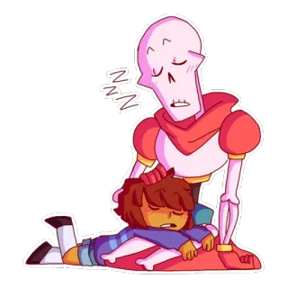 💤 82a45a1b Papyrus Undertale zzz dormindo, Papyrus, Undertale, fofo, Frisk telegram sticker