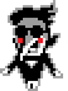 🔪 9a485ffd Spamton G. Spamton Deltarune Pixel art, Personnage, Jeu vidéo, Spamton, Deltarune whatsapp sticker