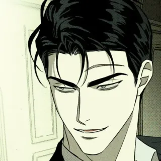 💚 93013be7 homme, beau, vert, portrait, sérieux whatsapp sticker