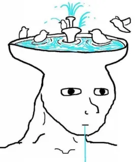 😫 18d5a287 Мем, Птицы, Фонтан, Вояк, Грустный telegram sticker