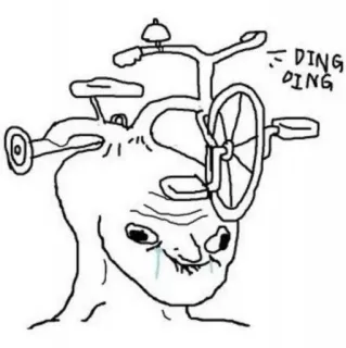 "Brainlet" [by @Naffy] telegram stickers