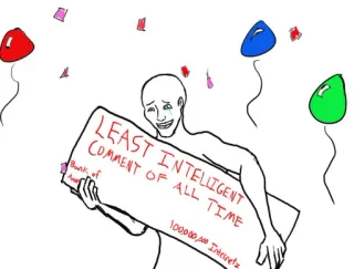 🤤 9010b16f LEAST INTELLIGENT COMMENT OF ALL TIME
Bank of
America
100,000,000 Interwebz награда, интернет, комментарий, банк, америка, интеллект, деньги telegram sticker