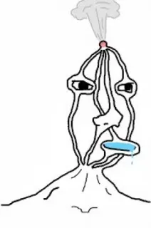 😛 96de2021 разочарован, злой, расстроен, пар, мультфильм, мем telegram sticker