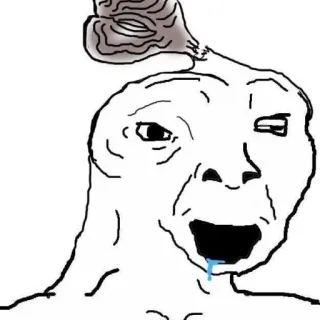 😂 a104098b Мем, Смешной, Рисунок, Карикатура telegram sticker