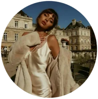 🧺 3b627482 woman, dress, fashion, beauty, style, posing telegram sticker