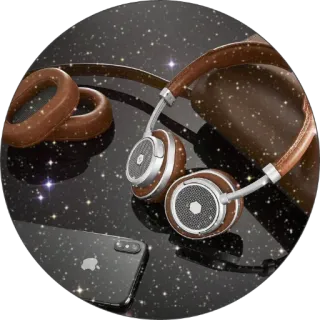 🧺 933497cb headphones, music, audio, technology, phone, earphones telegram sticker