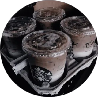 💭 578ab621 kopi, Starbucks, es kopi, minuman, minuman, latte telegram sticker