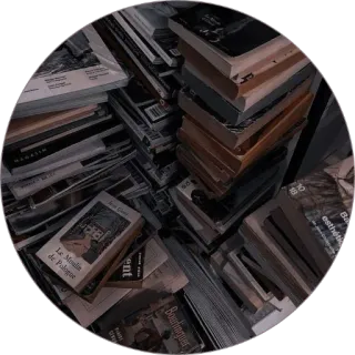 💭 61ff4387 Le Moulin de Pologne buku, tumpukan, literatur, membaca, perpustakaan telegram sticker