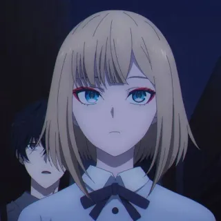 🥀 3c191e05 Anime, Karakter, rambut pirang, perempuan, Kartun, Potret telegram sticker