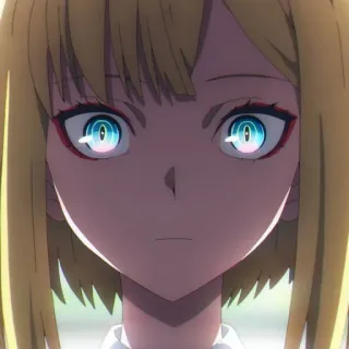 🥀 4904fd3f Anime, rambut pirang, mata biru, wanita, gadis telegram sticker