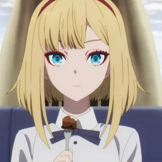 🥀 55501383 Anime, Gadis, Kue, Potret, Animasi telegram sticker