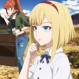 🥀 732d82f7 anime, kartun, perempuan, gadis, permen lolipop telegram sticker