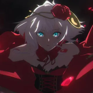 🥀 b58c0225 Anime, Wanita, Mawar, Karakter, Fantasi telegram sticker