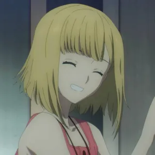 🥀 ce367b70 anime, wanita, tersenyum, karakter, ilustrasi telegram sticker