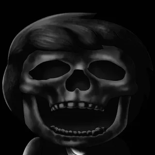 😫 24505150 crâne, squelette, horreur, effrayant, sombre, effrayant, mort telegram sticker