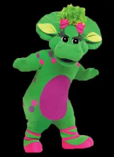 😳 dc0720f1 Barney Barney & Friends Barney, khủng long, màu tím, màu xanh lá cây, trẻ em, chương trình TV telegram sticker
