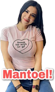 💃 ab0cbafd break up with ur gf
Mantoel! 女性, ハート, テキスト, ファッション, カジュアル, コーデ whatsapp sticker