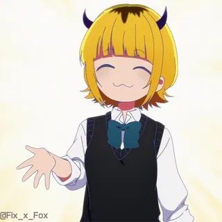 😊 74b8e3ad @Flx_x_Fox Anime, Demonio, Personaje, Lindo, Fanart telegram sticker