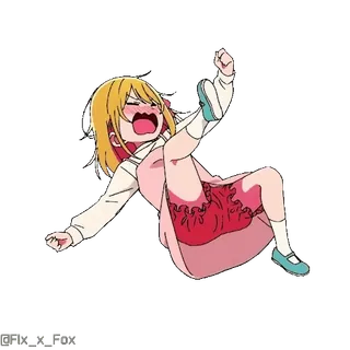 😫 f6438e8d Anime, Dibujos animados, Chica, Otoño, Personaje telegram sticker