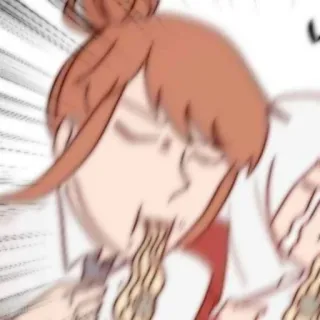 🎈 c8730296 吃, 面条, 女人, 食物, 卡通 telegram sticker