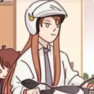 🎈 ed853a44 卡通, 头盔, 角色, 骑行, 交通 telegram sticker