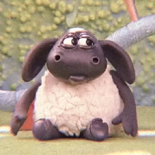 👶 b7a88e56 Shaun the Sheep 绵羊, 卡通, 黏土动画, 动物, 电视节目, 喜剧 telegram sticker