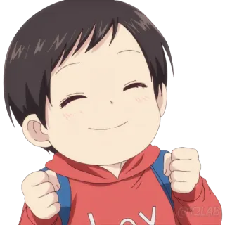 ✊ c8afd758 love Anime, Felice, Ragazzo, Bambino, Carino telegram sticker