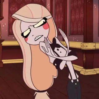 🟡 46180ba3 Charlie Morningstar Hazbin Hotel 卡通, 动画, Hazbin Hotel, 查莉·晨星, 角色 telegram sticker